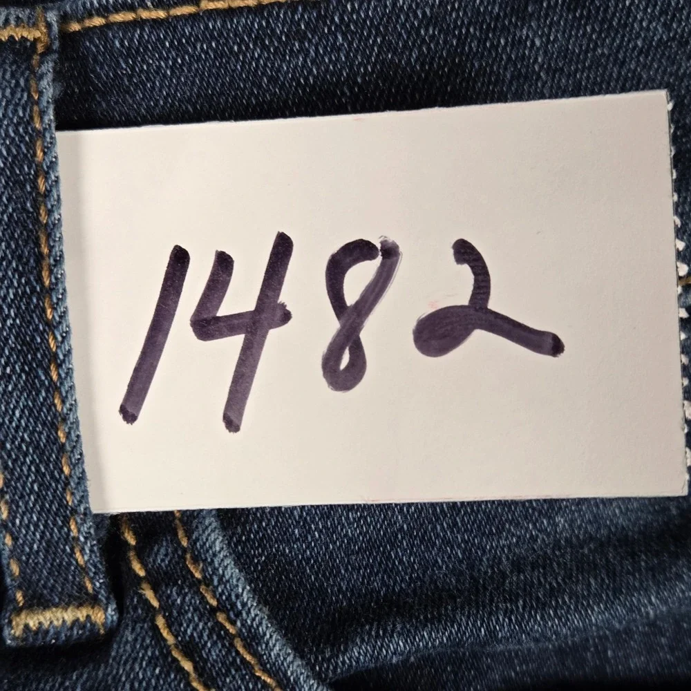 Levi Strauss Co Womens Bootcut Jeans Dark Wash Size 14 Short Medium - Picture 8 of 8